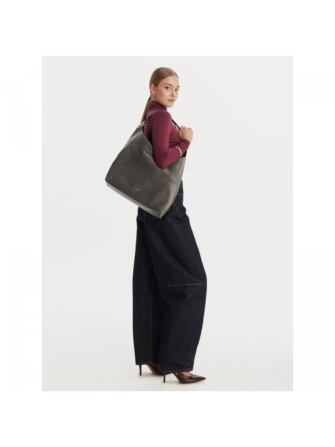 Kabelka Furla Lara L WB01876 BX1895 BG 4285S Šedá